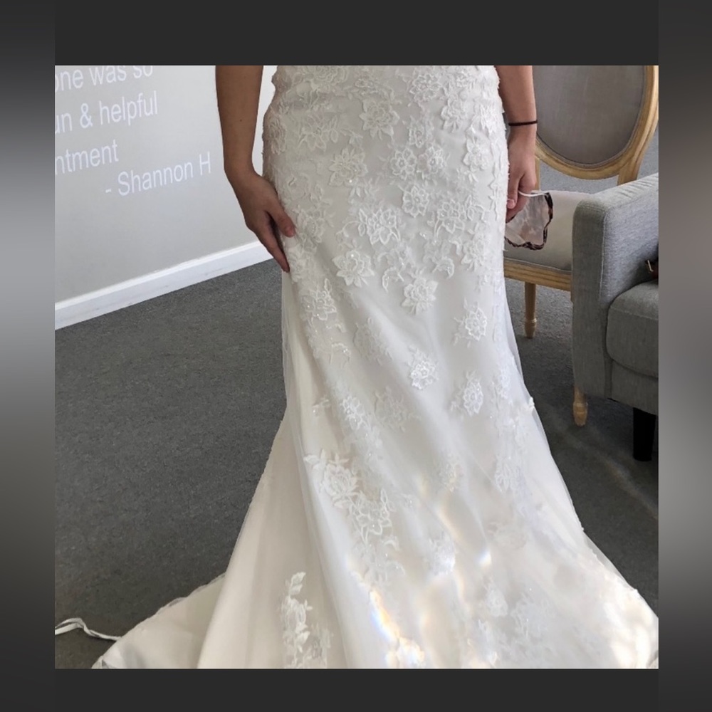 NWT Modeca Wedding Dress, no alterations. - Picture 5 of 5